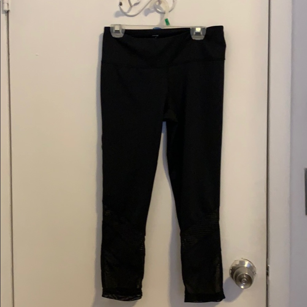 Z by Zella cropped leggings with mesh detailing